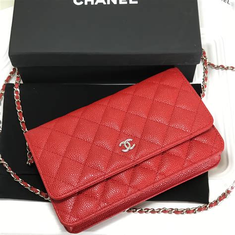 chanel wallet on chain boy red|Chanel wallet on chain trendy.